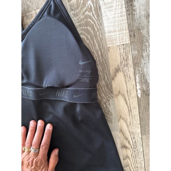 Nike Womens Black Indy Scoop-Neck Light Support Racerback Tank Top Large NEW - Picture 5 of 7